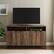 Alt View 13. Walker Edison - 58" Contemporary Angled-Door 2-Shelf Sideboard - Rustic Oak.