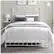 Alt View 14. Walker Edison - Industrial Queen Metal Pipe Bed Frame - Antique White - Antique White.