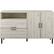 Front. Walker Edison - Modern 2-Shelf 2-Drawer Sideboard - Birch.
