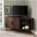 Alt View 12. Walker Edison - Corner TV Console for Most Flat-Panel TVs Up to 52" - Dark Walnut.