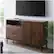 Alt View 12. Walker Edison - Modern 2-Shelf 2-Drawer Sideboard - Dark Wlanut.