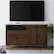 Alt View 13. Walker Edison - Modern 2-Shelf 2-Drawer Sideboard - Dark Wlanut.