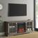 Alt View 17. Walker Edison - Farmhouse Glass Door Long Handle Fireplace TV Stand for Most TVs up to 65" - Grey Wash.
