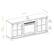 Alt View 19. Walker Edison - Farmhouse Glass Door Long Handle Fireplace TV Stand for Most TVs up to 65" - Grey Wash.