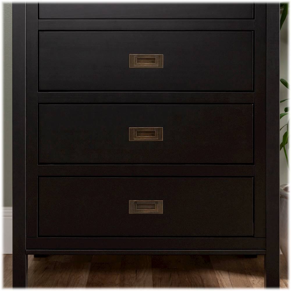 Best Buy Walker Edison 4Drawer Dresser Black BBR4DLYDDRBL