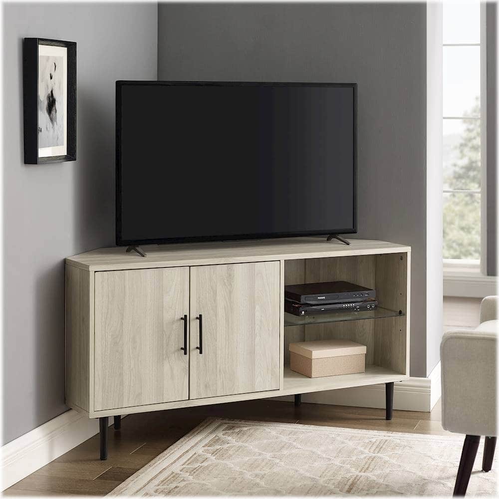 Best Buy Walker Edison Corner TV Console for Most FlatPanel TVs Up to