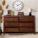 Alt View 13. Walker Edison - Solid Wood Modern Classic 6-Drawer Dresser - Walnut.