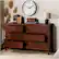 Alt View 14. Walker Edison - Solid Wood Modern Classic 6-Drawer Dresser - Walnut.