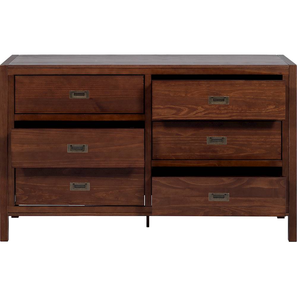 Walker Edison Solid Wood Modern Classic, 24 Drawer Dresser