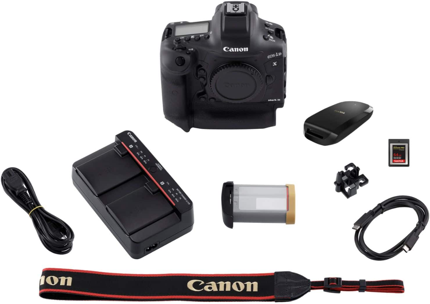 Canon Eos 1d X Mark Iii Dslr Camera Body Only With Memory Bundle Black 39c019 Best Buy