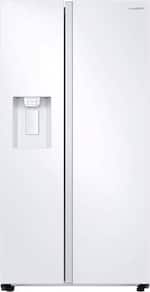 Samsung - 27.4 Cu. Ft. Side-by-Side Refrigerator - White - Front_Standard