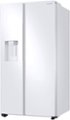 Left Zoom. Samsung - 27.4 Cu. Ft. Side-by-Side Refrigerator - White.
