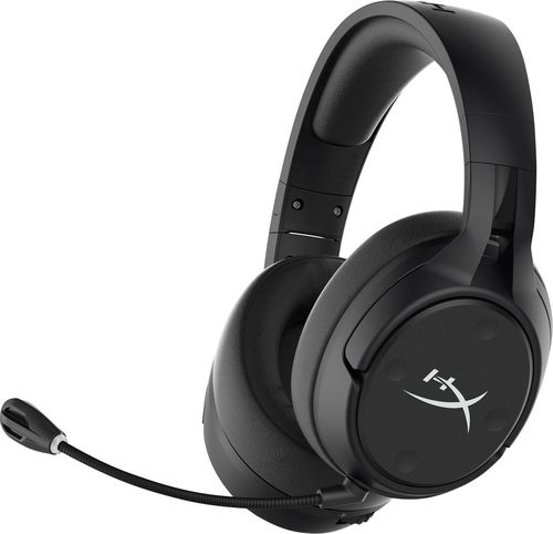 HyperX - Cloud Flight S Wireless 7.1 Surround Sound Gaming Headset with Qi Wireless Charging - Black