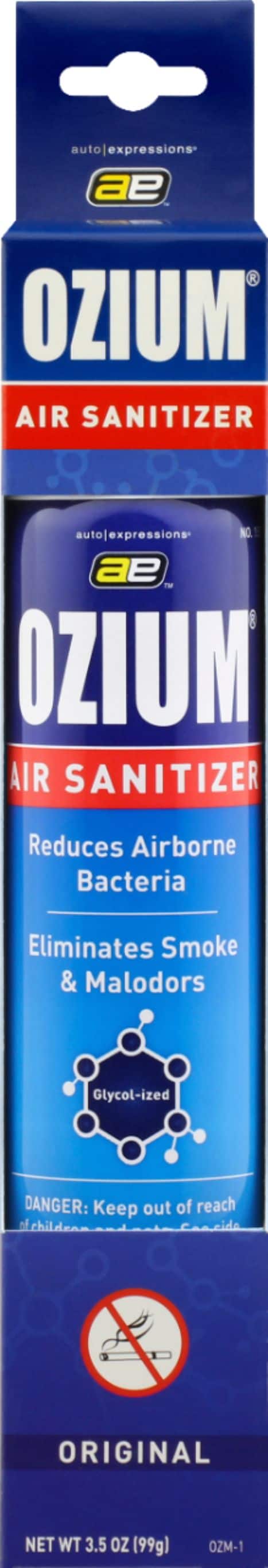 Front. Ozium - Air Sanitizer Spray - Blue/White.