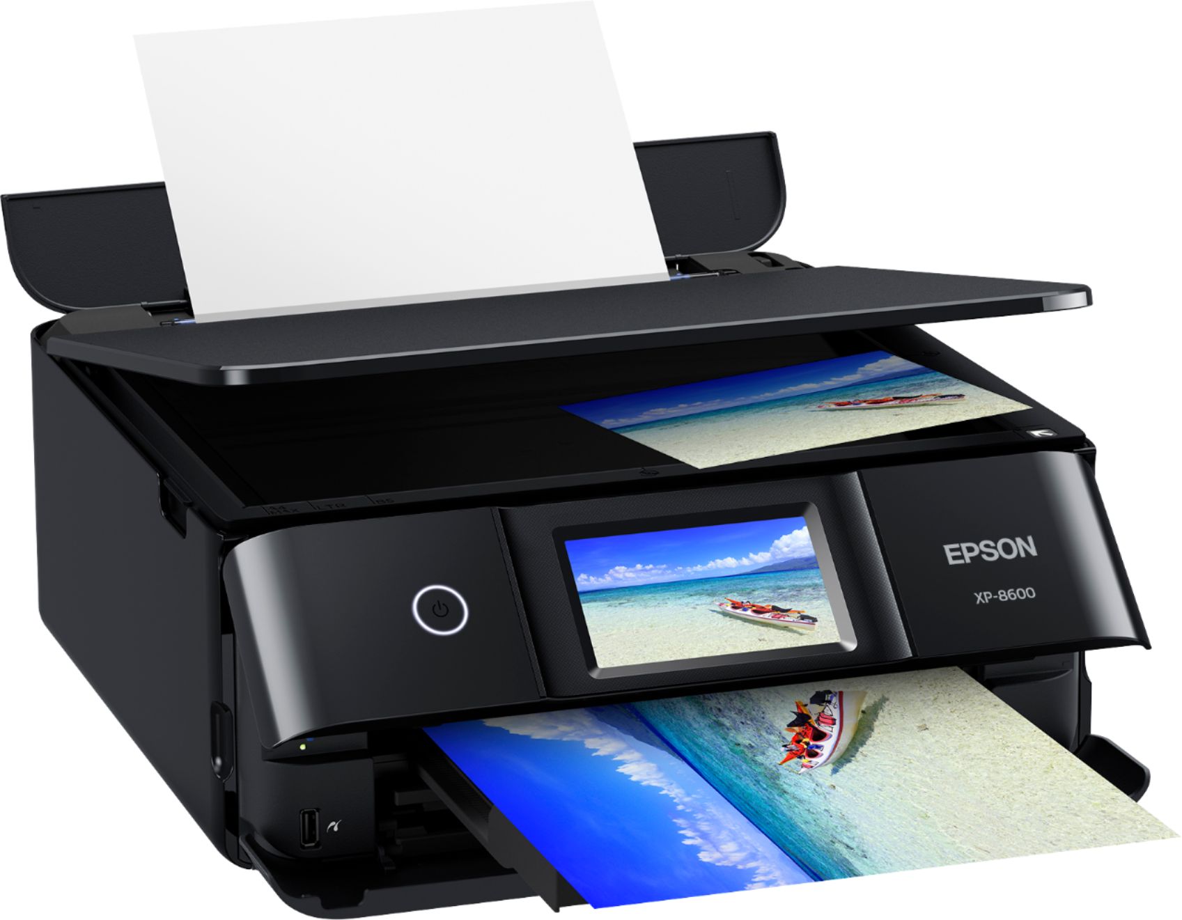 Angle View: Epson - Expression Photo XP-8600 Wireless All-In-One Inkjet Printer
