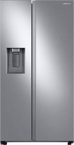Samsung - 27.4 Cu. Ft. Side-by-Side Refrigerator - Stainless steel - Front_Standard