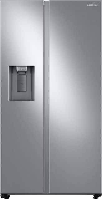 Samsung 27 4 Cu Ft Side By Side Refrigerator Stainless Steel Rs27t5200sr Best Buy
