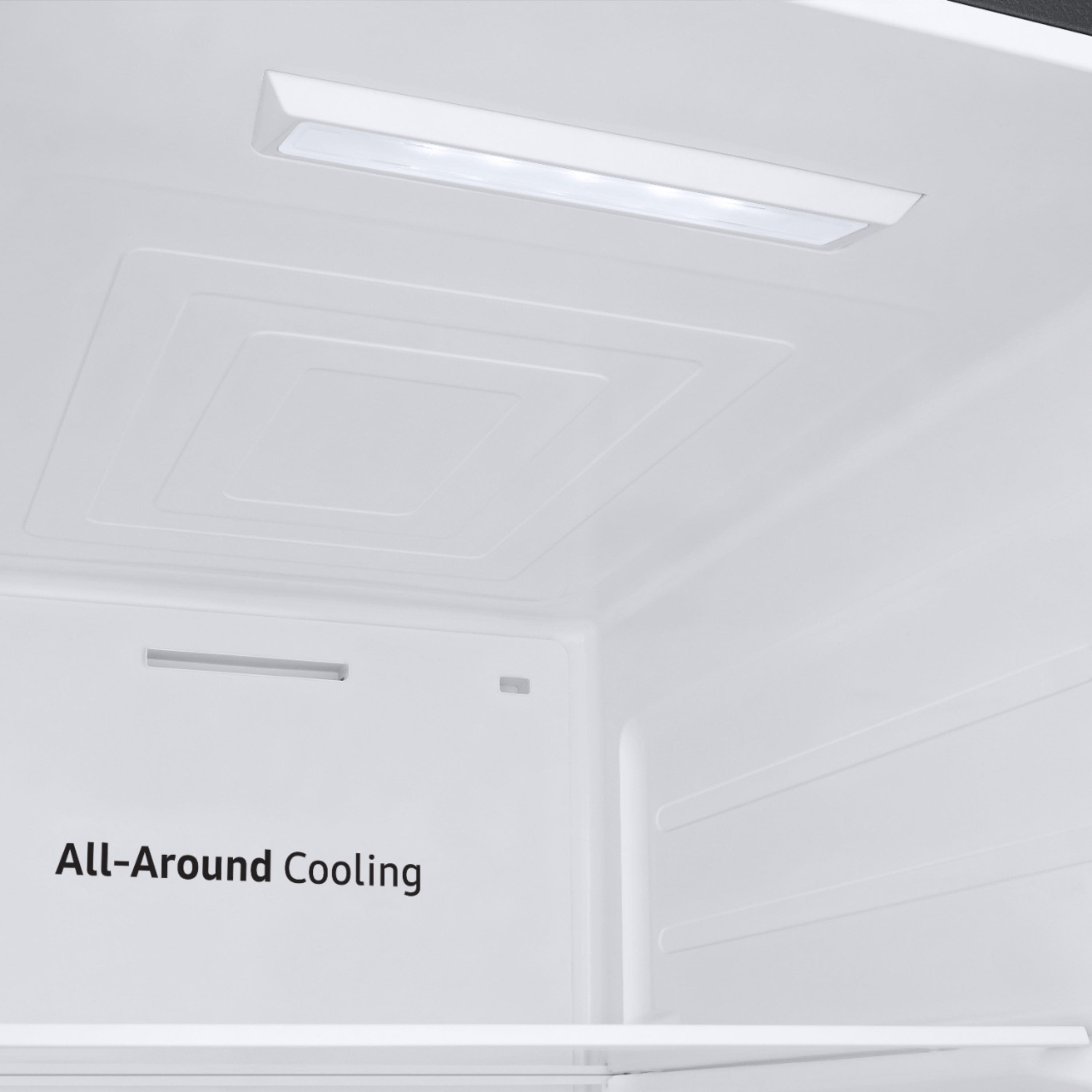 Alt View 25. Samsung - 27.4 cu. ft. Side-by-Side Refrigerator with Large Capacity - Stainless steel.