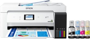 Epson EcoTank ET-2800 Wireless All-in-One Supertank Inkjet Printer White  C11CJ66202 - Best Buy