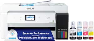 Epson EcoTank ET-3850 All-in-One Supertank Inkjet Printer White C11CJ61201  - Best Buy