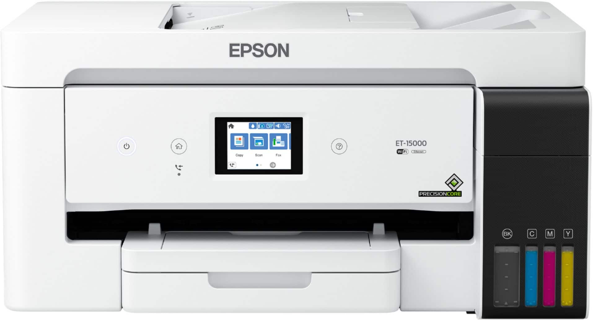 Alt View 15. Epson - EcoTank ET-15000 Wireless All-In-One Inkjet Printer - White.