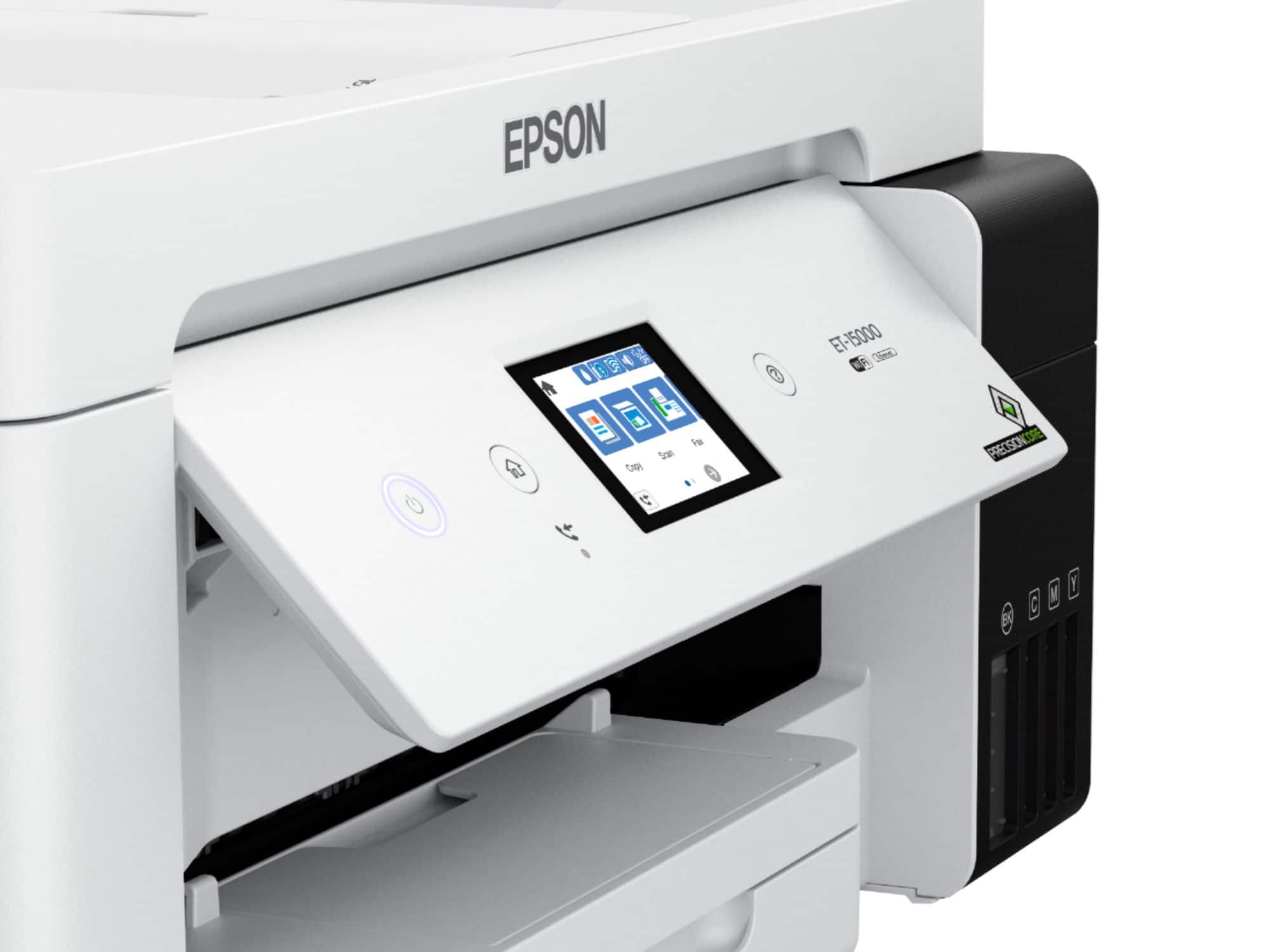 Alt View 16. Epson - EcoTank ET-15000 Wireless All-In-One Inkjet Printer - White.