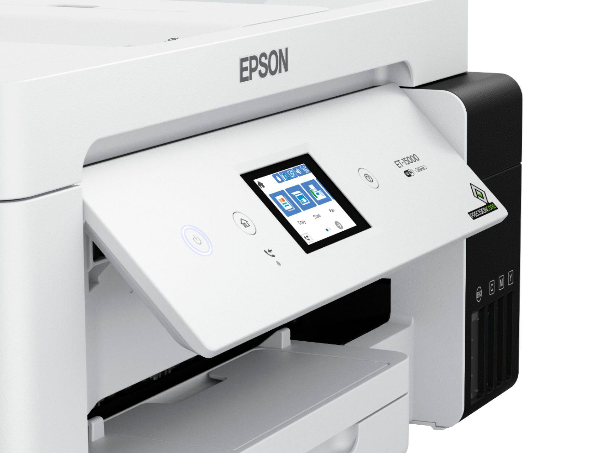Alt View 16. Epson - EcoTank ET-15000 Wireless All-In-One Inkjet Printer - White.