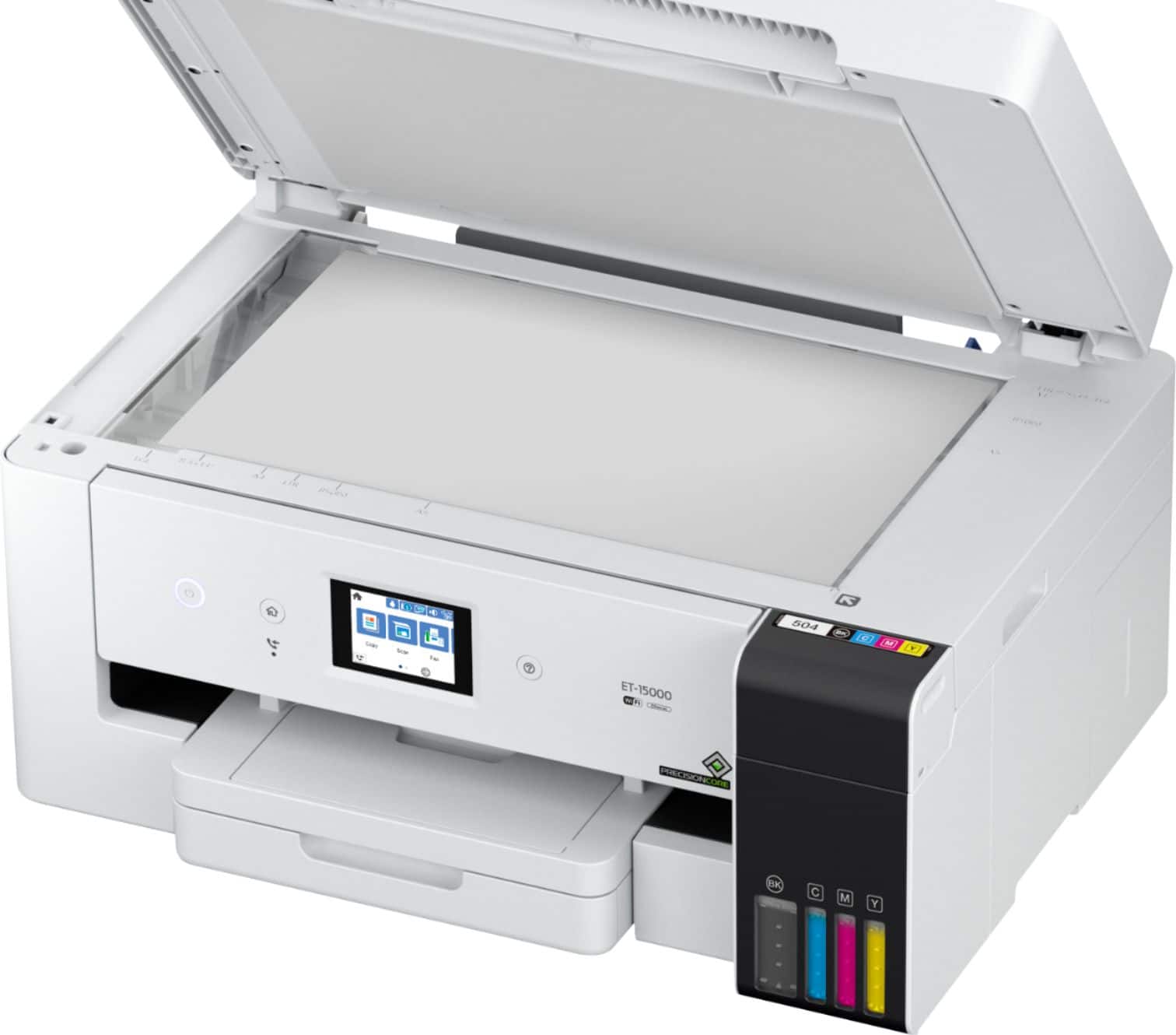 Alt View 19. Epson - EcoTank ET-15000 Wireless All-In-One Inkjet Printer - White.