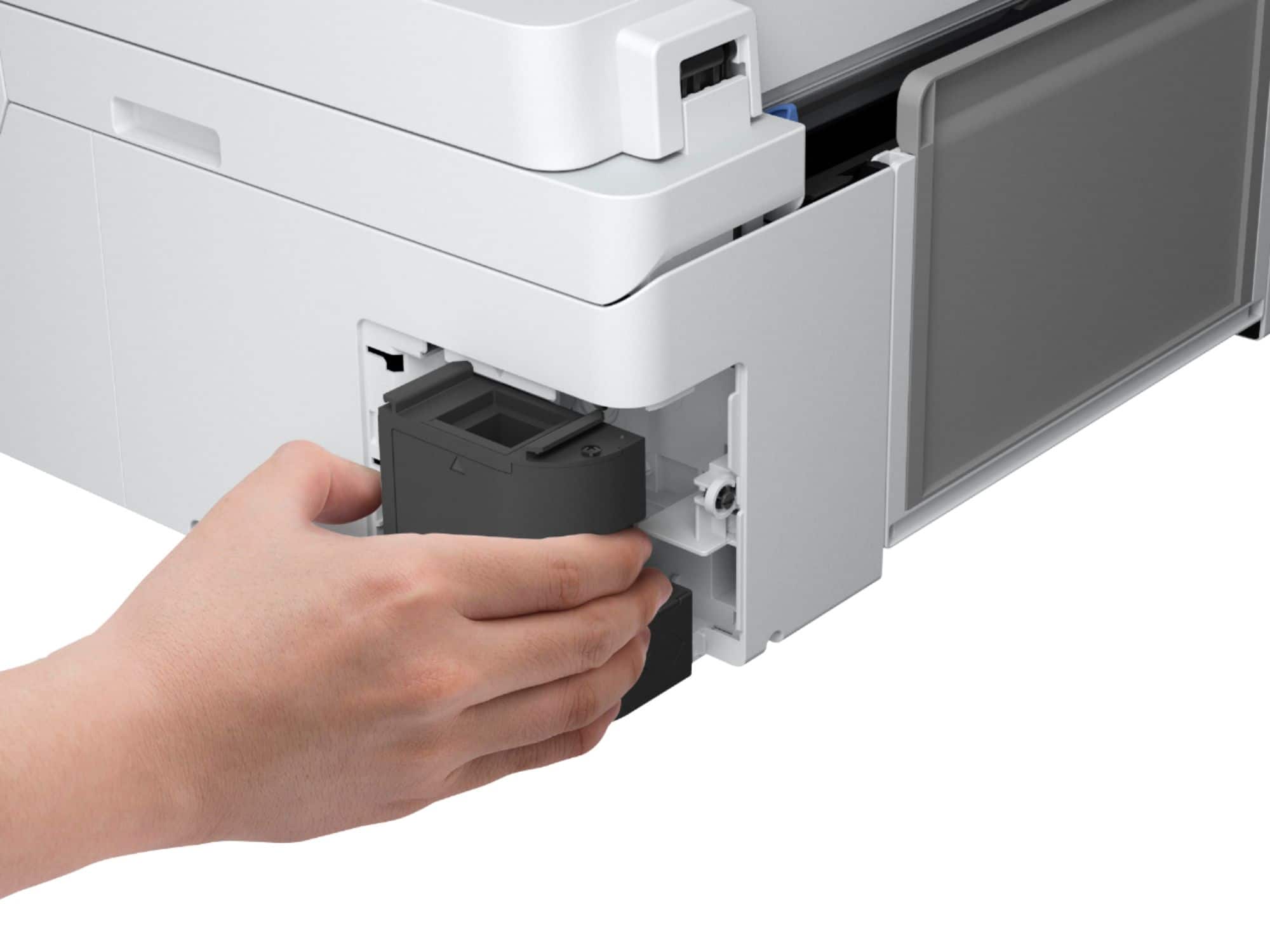 Alt View 22. Epson - EcoTank ET-15000 Wireless All-In-One Inkjet Printer - White.