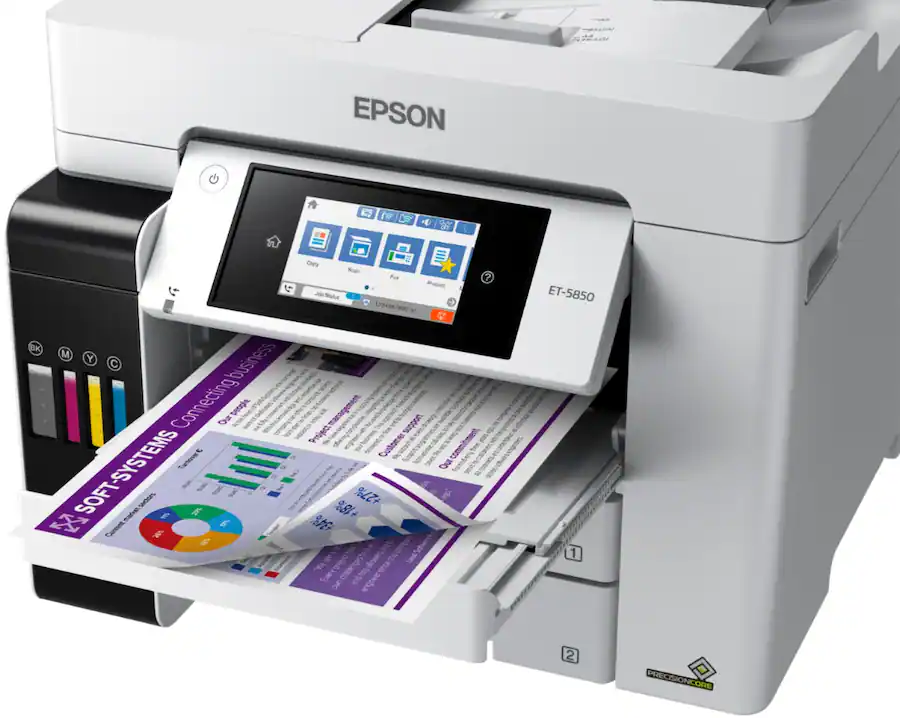 Epson EcoTank Pro ET-5850 Wireless Color All-in-One Epson EcoTank Pro ET-5850 Wireless Color All-in-One