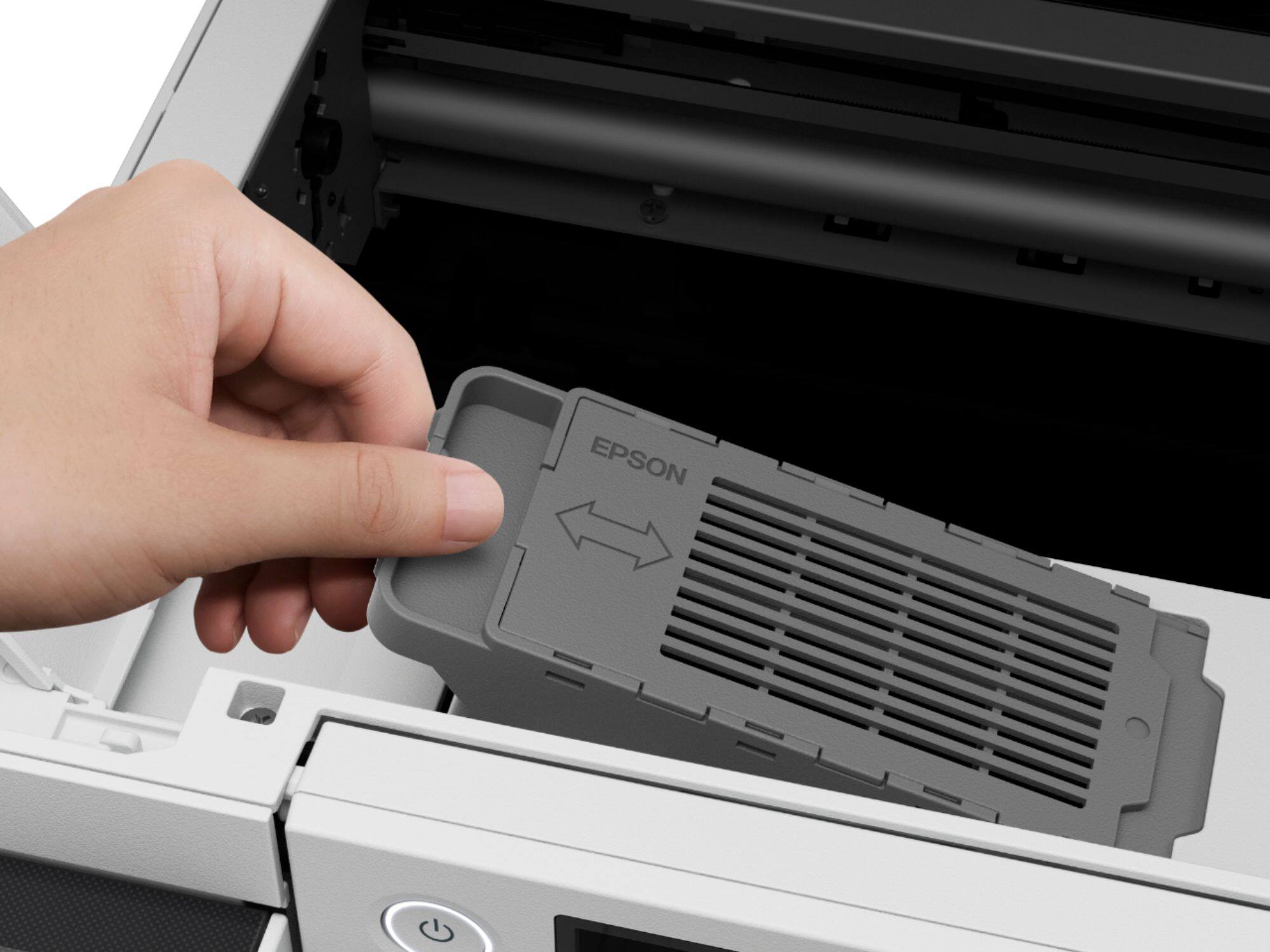 Alt View 21. Epson - EcoTank Pro ET-5850 Wireless All-In-One Inkjet Printer - White.