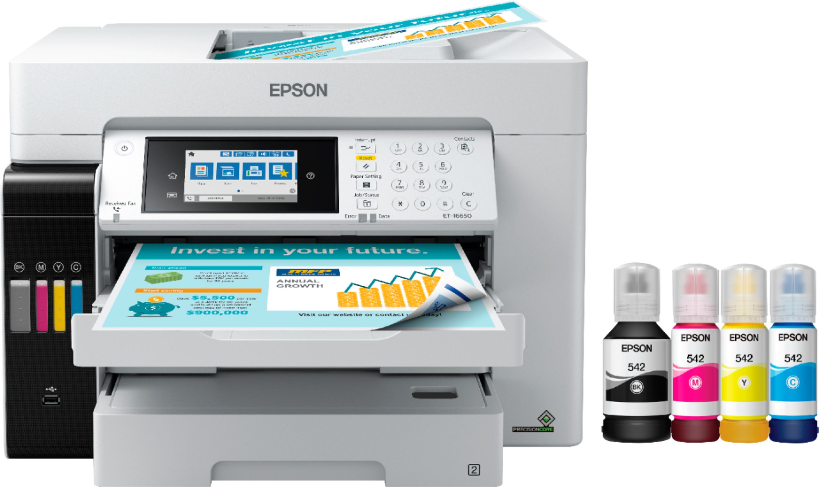 Pro ET-16650 Wireless All-In-One Inkjet Printer ECOTANK ET - Best Buy