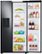 Alt View Zoom 3. Samsung - 22 Cu. Ft. Side-by-Side Counter-Depth Refrigerator - Black stainless steel.