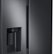 Alt View Zoom 5. Samsung - 22 Cu. Ft. Side-by-Side Counter-Depth Refrigerator - Black stainless steel.