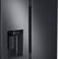 Alt View 5. Samsung - 22 cu. ft. Side-by-Side Counter Depth Smart Refrigerator with All-Around Cooling - Black Stainless Steel.