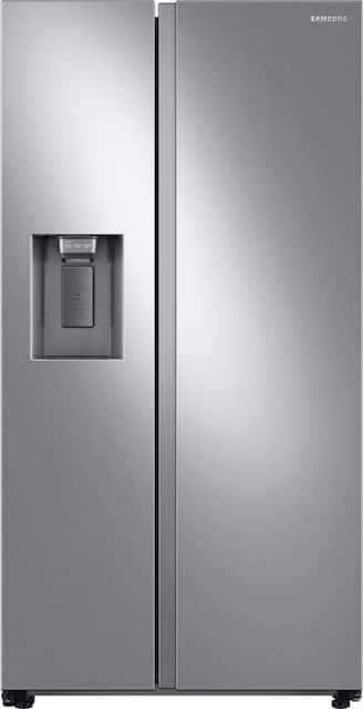 Samsung 22 Cu Ft Side By Side Counter Depth Refrigerator Stainless Steel Rs22t5201sr Aa Best Buy
