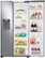 Alt View Zoom 5. Samsung - 22 Cu. Ft. Side-by-Side Counter-Depth Refrigerator - Stainless steel.