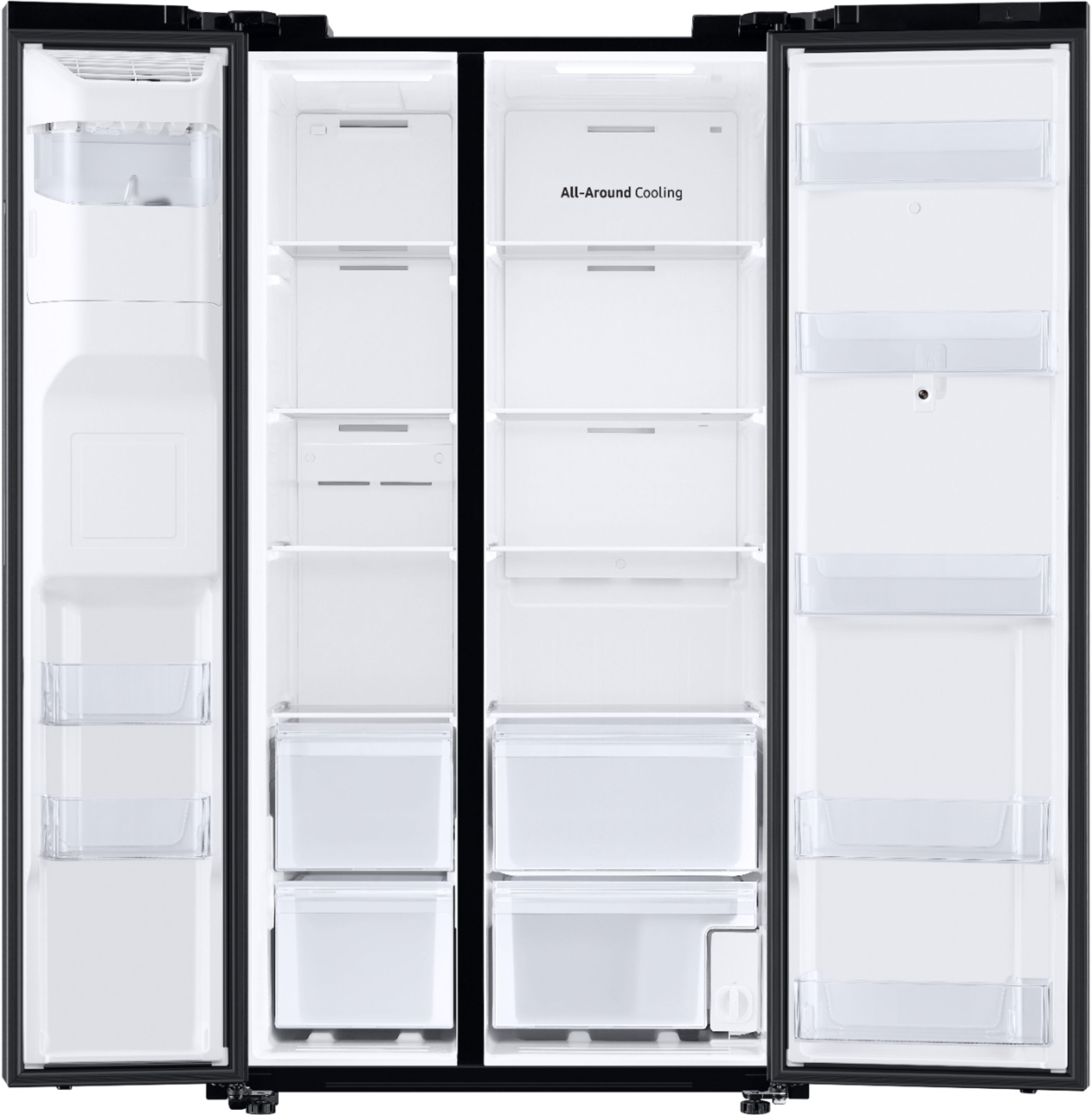 Samsung 26.7 cu. ft. Family Hub Side by Side Smart Refrigerator in