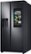 Left Zoom. Samsung - 26.7 cu. ft. Side-by-Side Smart Refrigerator with 21.5" Touch-Screen Family Hub - Black Stainless Steel.