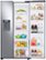 Alt View Zoom 11. Samsung - 26.7 Cu. Ft. Side-by-Side Refrigerator with 21.5" Touch-Screen Family Hub - Stainless steel.