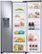 Alt View Zoom 3. Samsung - 21.5 Cu. Ft. Side-by-Side Counter-Depth Refrigerator with 21.5" Touchscreen Family Hub - Stainless steel.
