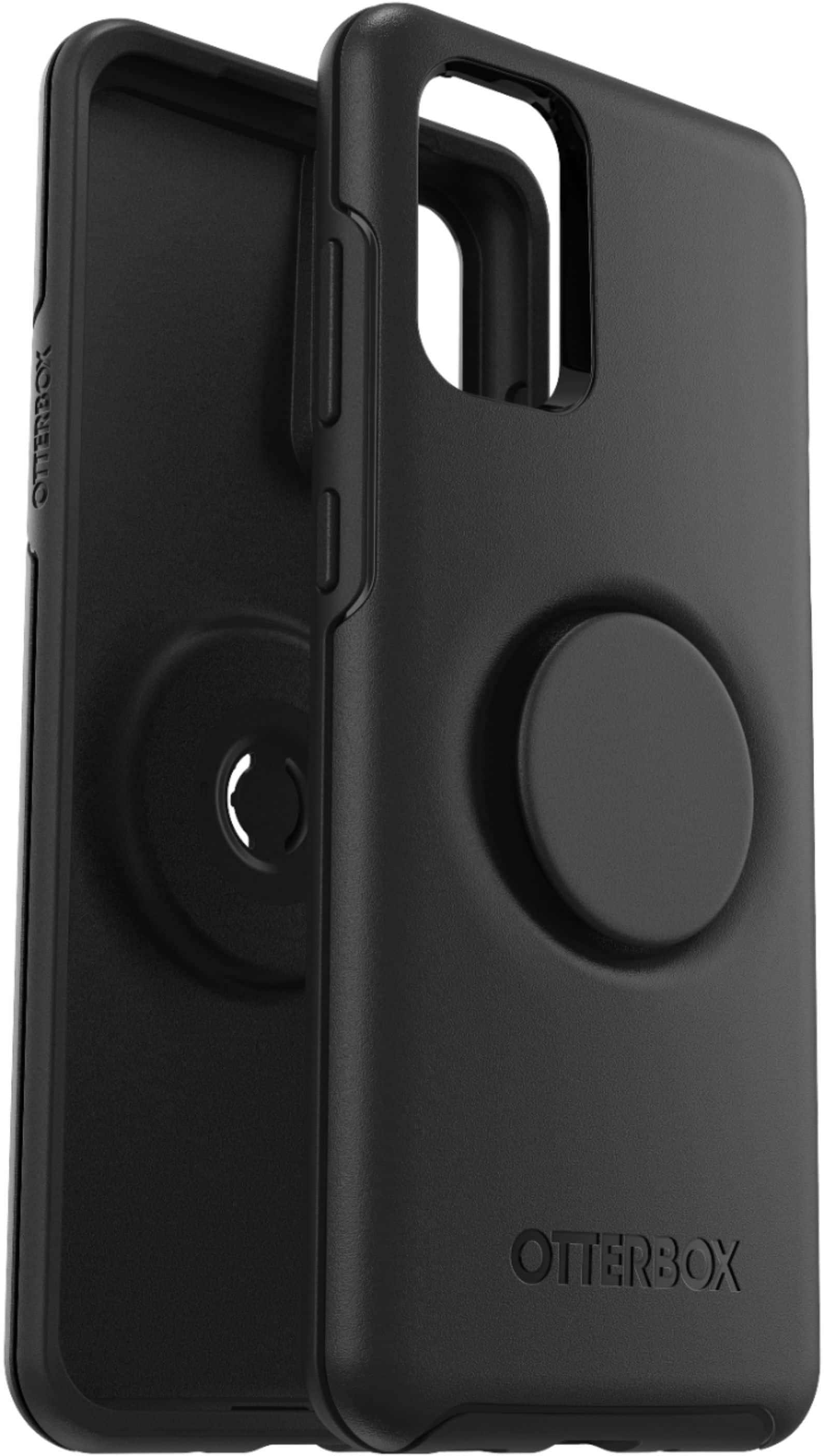 Alt View 12. OtterBox - Otter + Pop Symmetry Series Case for Samsung Galaxy S20+ 5G - Black.