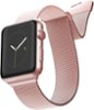 Raptic - Hybrid Mesh Watch Band for Apple Watch® 42mm, 44mm, 45mm - Rose Gold