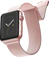 Rose gold and Apple Watch Series 8 Apple Watch Bands Best Buy