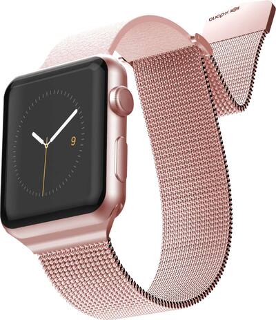 Apple Watch Stalen Schakel Band - Rose Gold
