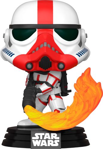 UPC 889698455428 product image for Funko - POP! Star Wars: Mandalorian - Incinerator Stormtrooper - Multi | upcitemdb.com