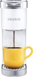 Keurig - K-Mini Plus Single Serve K-Cup Pod Coffee Maker - Matte White - Angle_Zoom