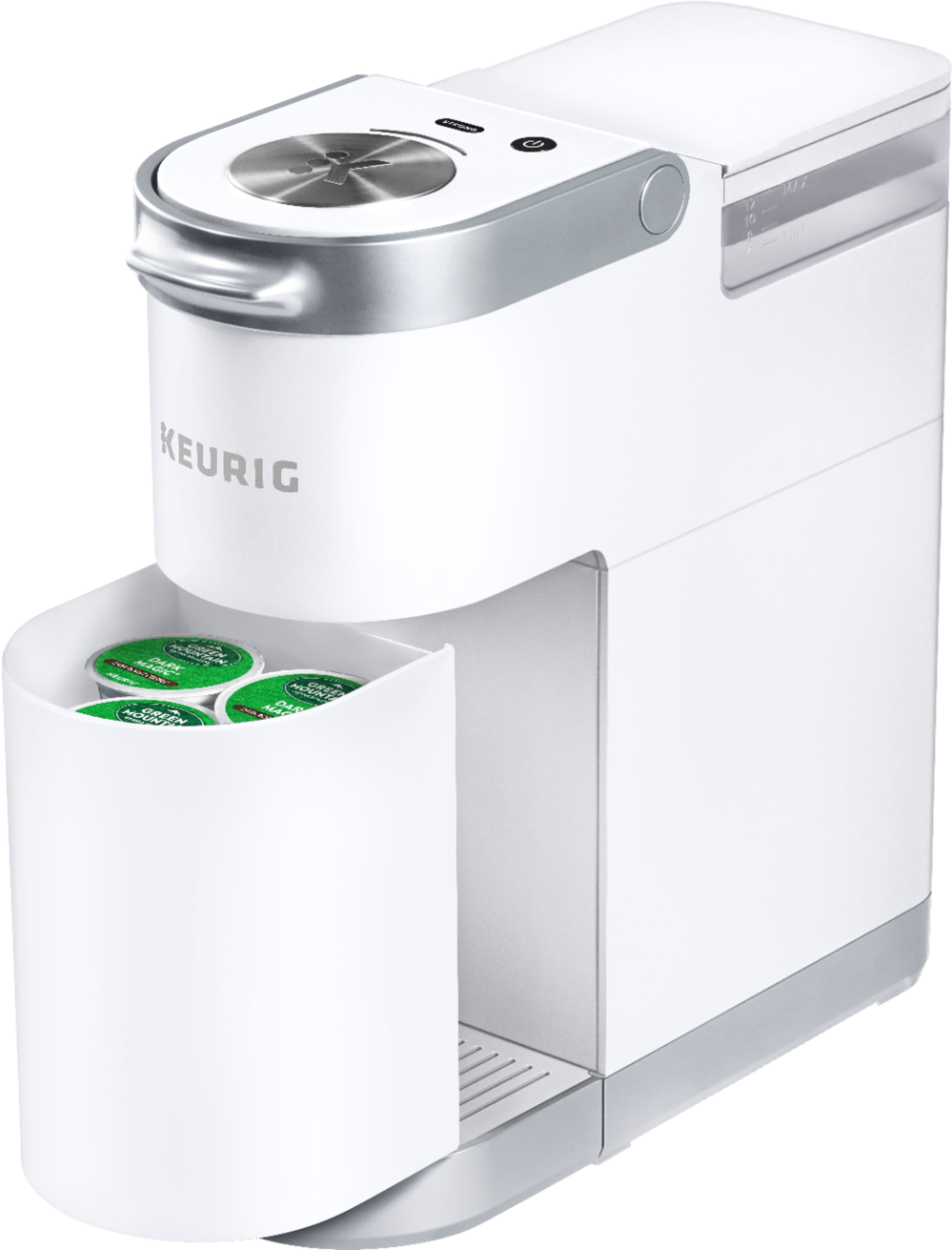 Alt View 14. Keurig - K-Mini Plus Single Serve K-Cup Pod Coffee Maker - Matte White.