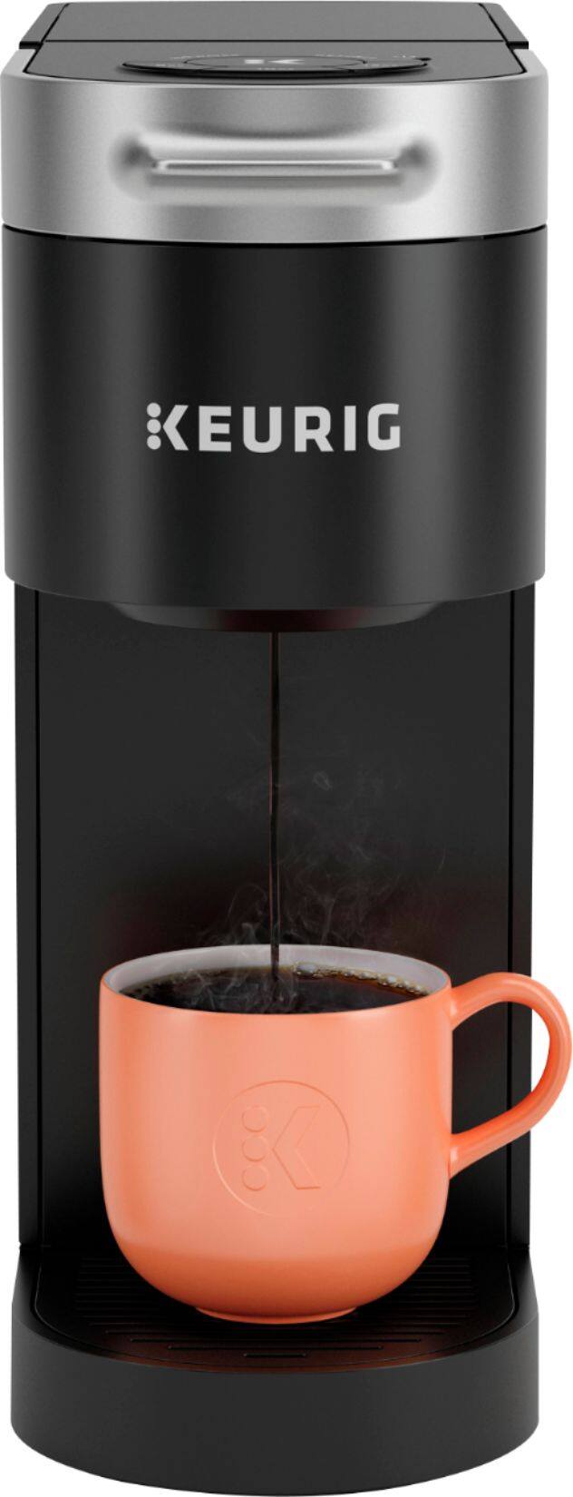 Left. Keurig - K-Slim Single-Serve K-Cup Pod Coffee Maker - Black.