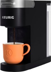 Keurig - K-Slim Single-Serve K-Cup Pod Coffee Maker - Black - Angle_Zoom
